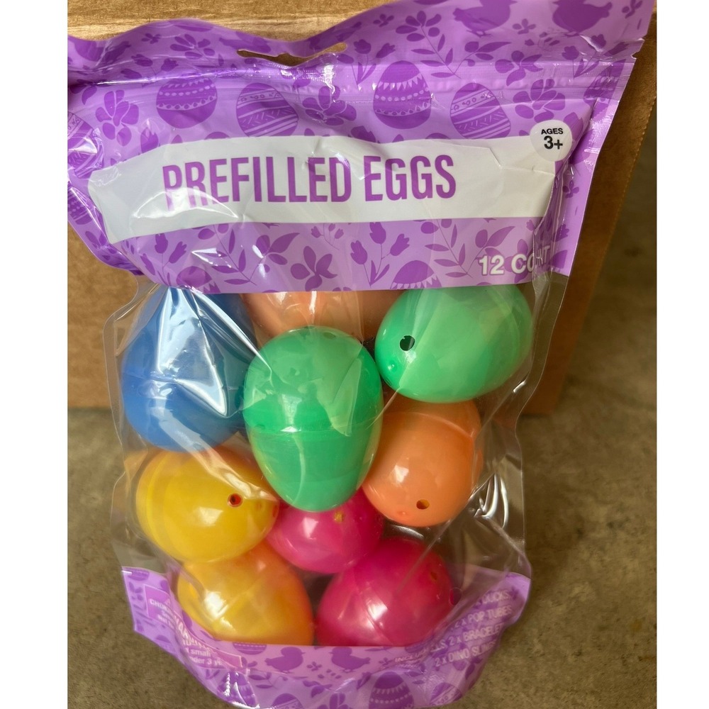 Festive Voice Prefilled Easter Eggs 24ct Multicolor New Toy Filled 716102